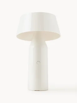 Discount Marset Lampe à poser LED mobile orientable Bicoca, intensité lumineuse variable Blanc cassé haute brillance, blanc