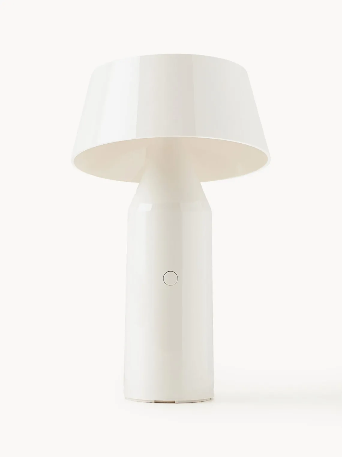 Discount Marset Lampe à poser LED mobile orientable Bicoca, intensité lumineuse variable Blanc cassé haute brillance, blanc