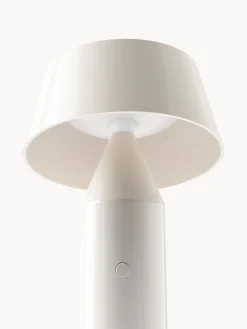 Discount Marset Lampe à poser LED mobile orientable Bicoca, intensité lumineuse variable Blanc cassé haute brillance, blanc