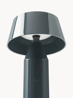 Hot Marset Lampe à poser LED mobile orientable Bicoca, intensité lumineuse variable Anthracite haute brillance, grège