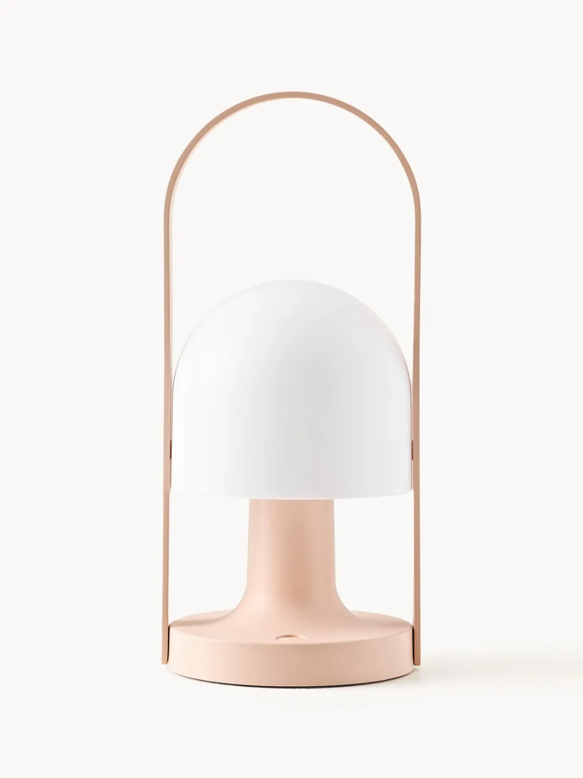 Fashion Marset Lampe à poser LED mobile orientable FollowMe, intensité lumineuse variable Blanc, pêche