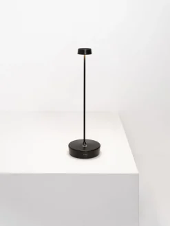 Discount zafferano Lampe à poser LED mobile Swap Mini, intensité lumineuse variable Noir