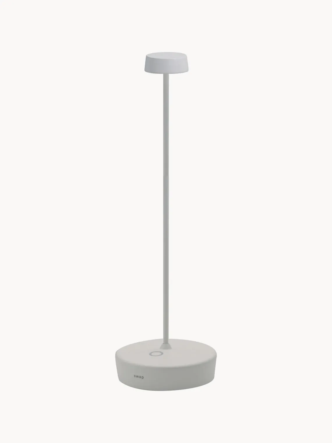 Sale zafferano Lampe à poser LED mobile Swap Mini, intensité lumineuse variable Blanc