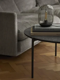 Clearance Eva Solo Lampe à poser LED soufflée bouche Acorn, intensité lumineuse variable Gris transparent, noir