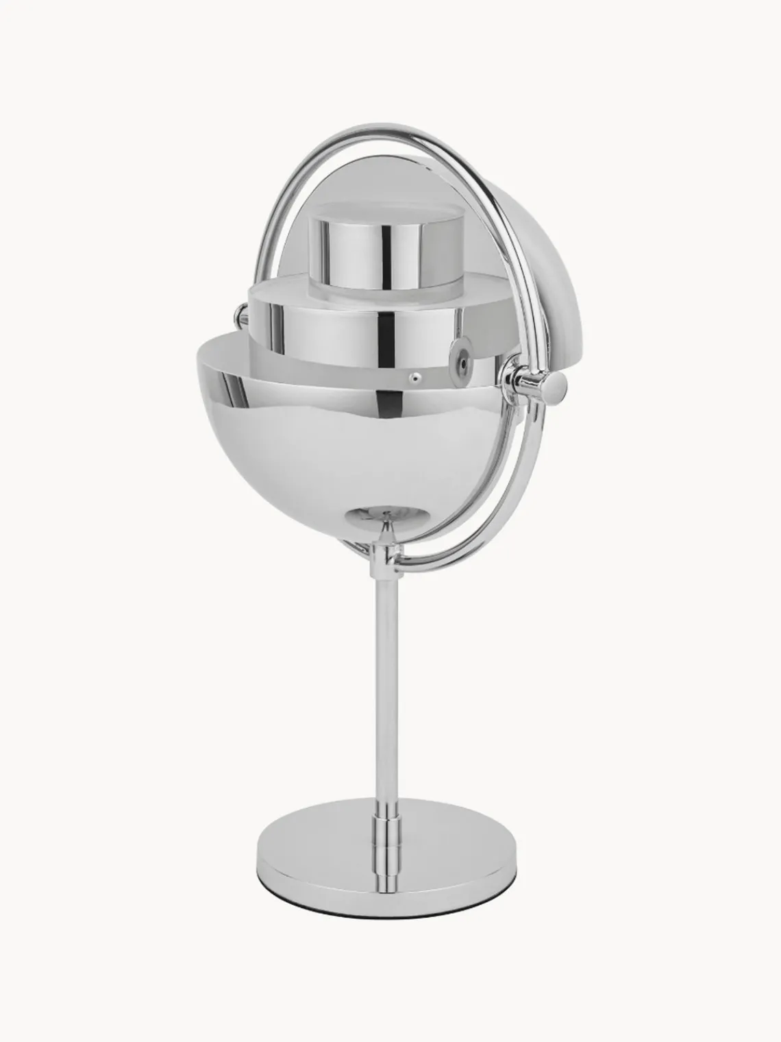 Outlet GUBI Lampe à poser mobile Multi-Lite, intensité lumineuse variable Argenté, haute brillance