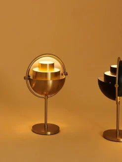 Online GUBI Lampe à poser mobile Multi-Lite, intensité lumineuse variable Doré, haute brillance