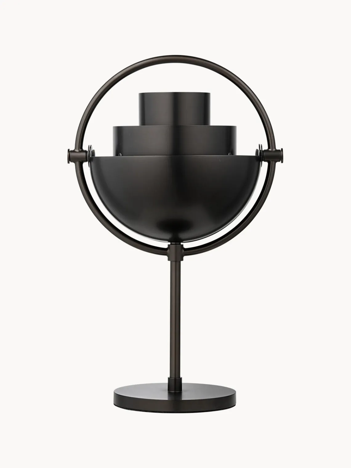 New GUBI Lampe à poser mobile Multi-Lite, intensité lumineuse variable Noir, mat