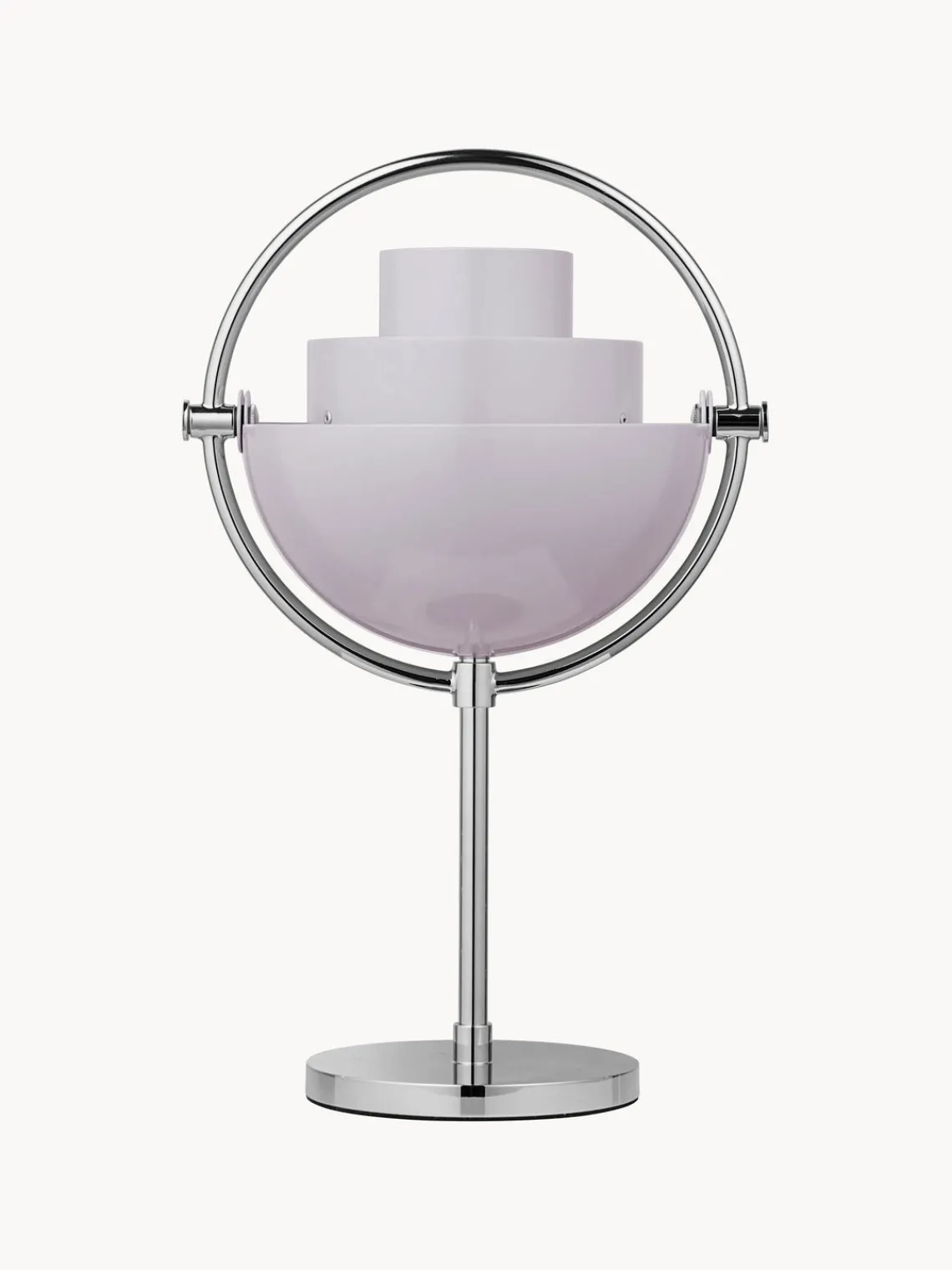 Discount GUBI Lampe à poser mobile Multi-Lite, intensité lumineuse variable Lavande haute brillance, argenté haute brillance