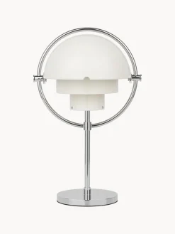 Discount GUBI Lampe à poser mobile Multi-Lite, intensité lumineuse variable Blanc mat, argenté haute brillance