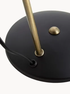 Clearance Leitmotiv Lampe de bureau rétro Hood Noir, doré