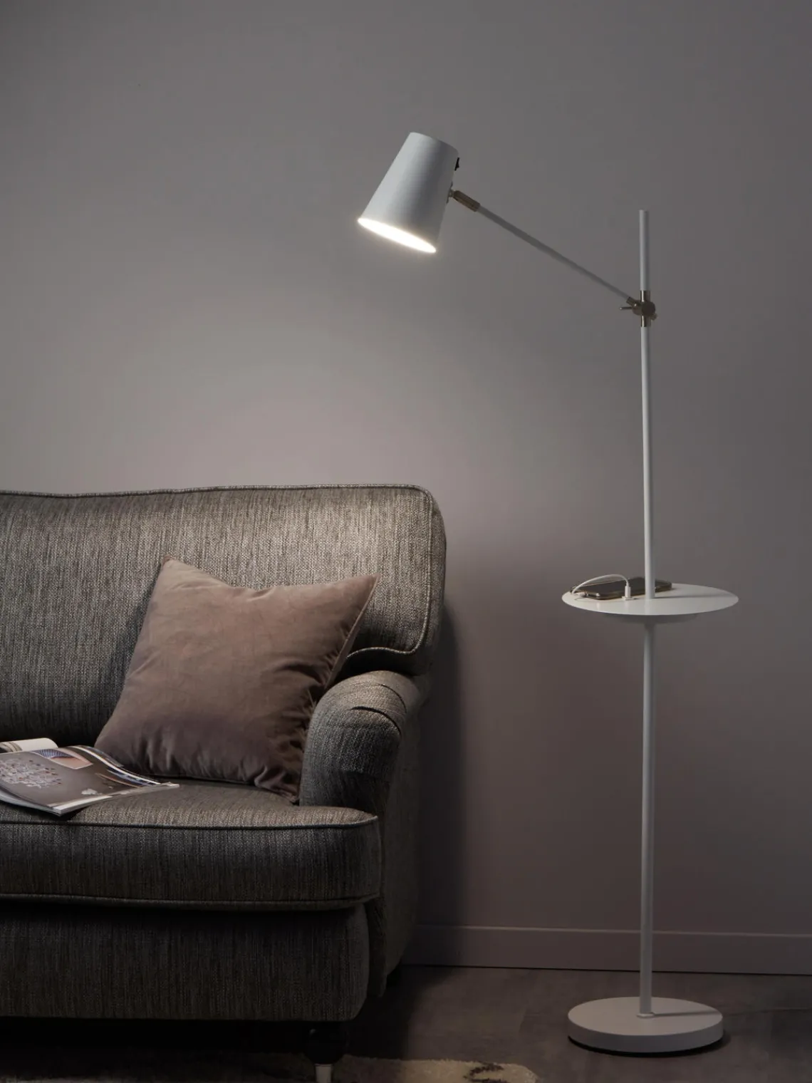 Outlet Markslöjd Liseuse avec connexion USB Linear Blanc