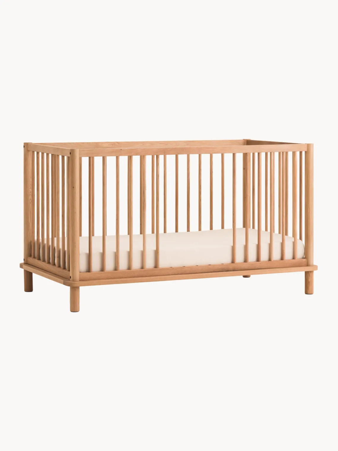 Outlet Nobodinoz Lit bébé en chêne avec extension en lit d'enfant Latitude, 70 x 140 cm