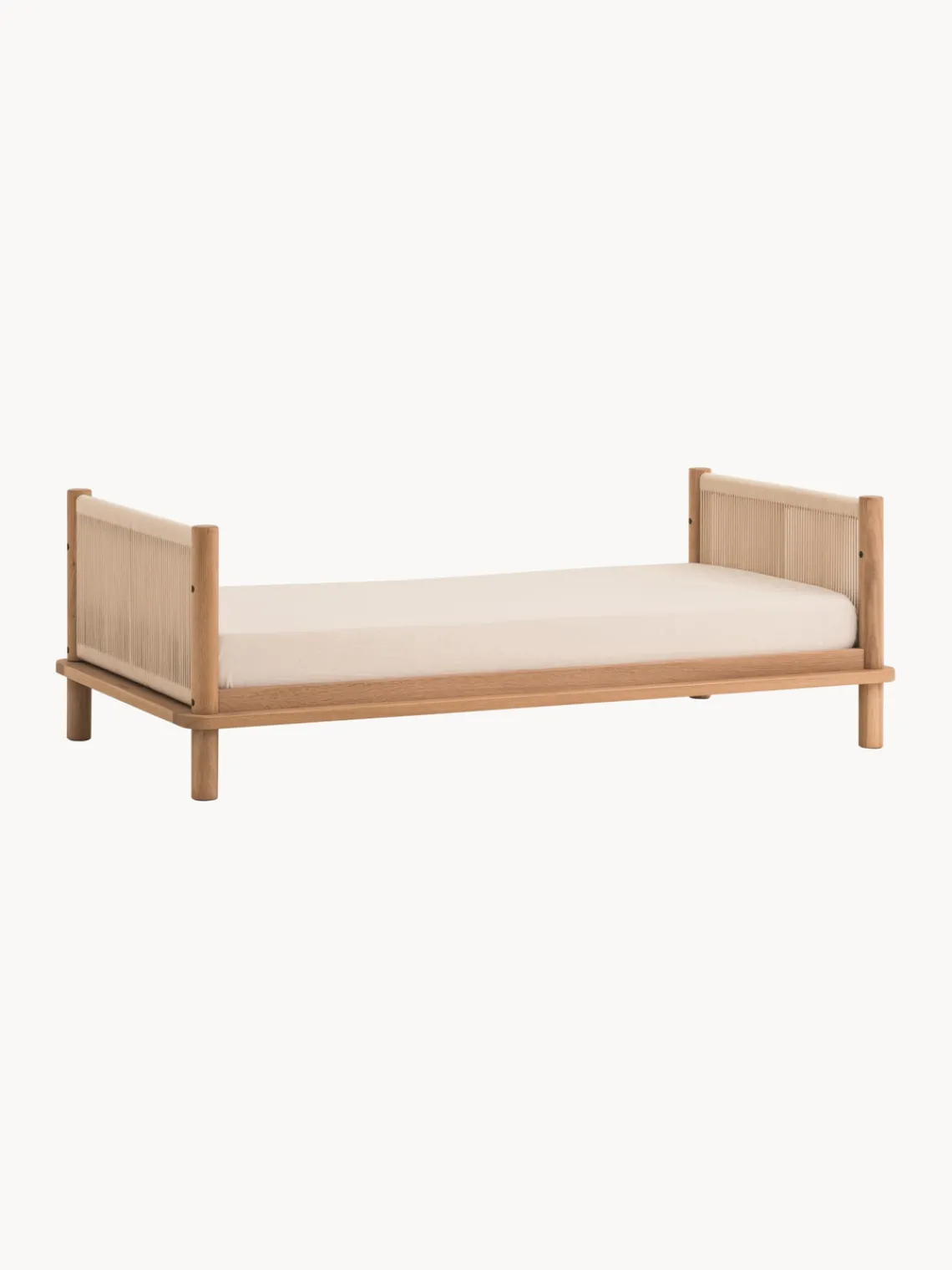 Outlet Nobodinoz Lit bébé en chêne avec extension en lit d'enfant Latitude, 70 x 140 cm