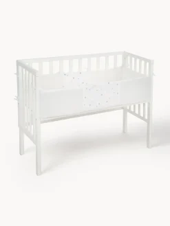 Discount Roba Kids Lit d'appoint pour bébé réglable en hauteur Magie des étoiles, 45 x 90 cm Blanc