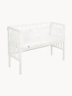 Discount Roba Kids Lit d'appoint pour bébé réglable en hauteur Magie des étoiles, 45 x 90 cm Blanc