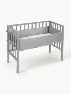 Clearance Roba Kids Lit d'appoint pour bébé réglable en hauteur Magie des étoiles, 45 x 90 cm Gris