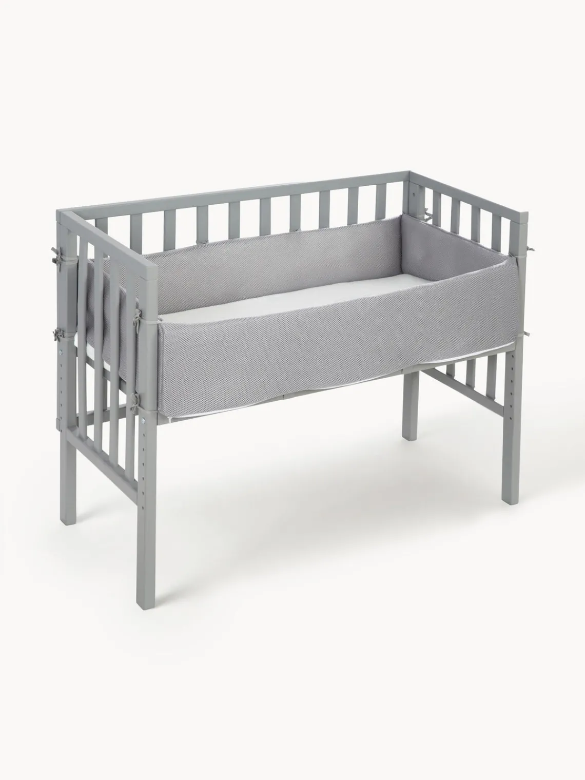 Clearance Roba Kids Lit d'appoint pour bébé réglable en hauteur Magie des étoiles, 45 x 90 cm Gris