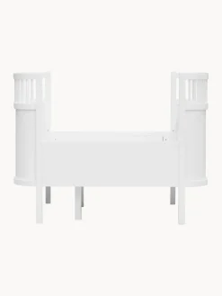 Fashion Sebra Lit de bébé ajustable Baby & Junior, 70 x 110-150 cm Blanc