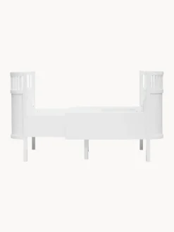 Fashion Sebra Lit de bébé ajustable Baby & Junior, 70 x 110-150 cm Blanc