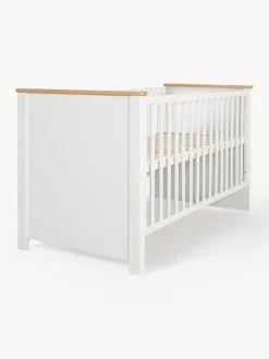 Outlet Roba Kids Lit de bébé en bois réglable en hauteur Ava, 70 x 140 cm