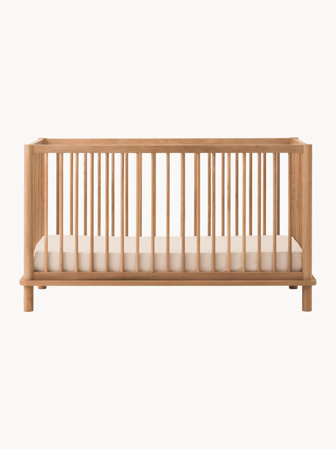 Sale Nobodinoz Lit en chêne à hauteur réglable pour bébé Latitude, 70 x 140 cm