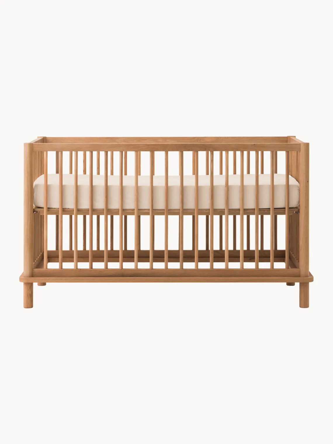 Sale Nobodinoz Lit en chêne à hauteur réglable pour bébé Latitude, 70 x 140 cm