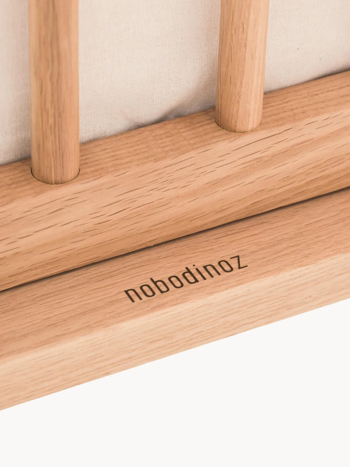 Sale Nobodinoz Lit en chêne à hauteur réglable pour bébé Latitude, 70 x 140 cm