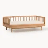 Fashion Nobodinoz Lit en chêne pour enfant Pure, 70 x 140 cm