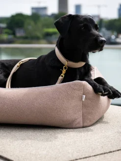 Hot Laboni Lit pour chien en velours Classic, tailles variées Velours pêche