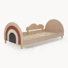 Outlet Bloomingville Mini Lit pour enfant en bois avec support latéral amovible Charli, 90 x 200 cm