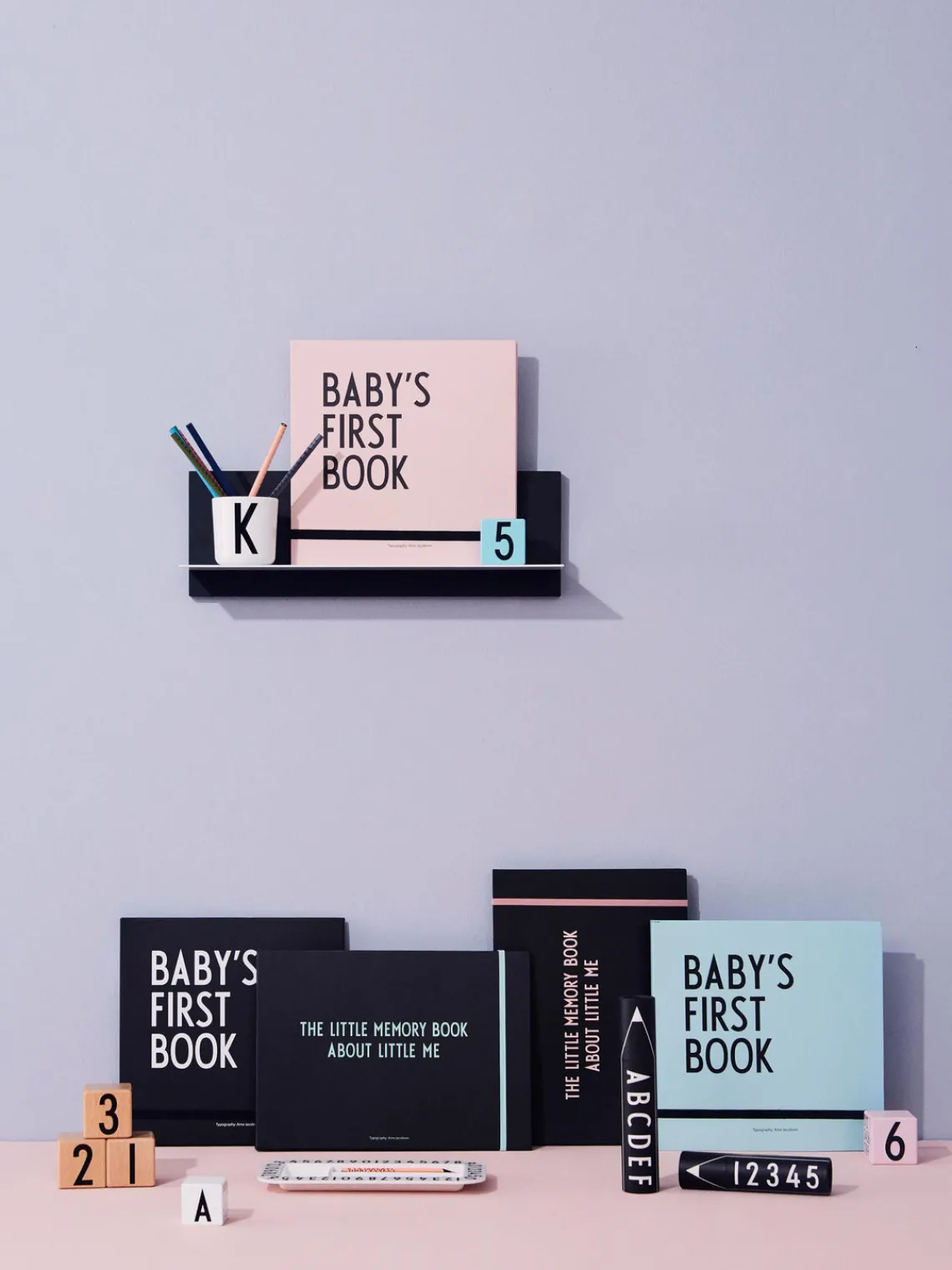 Online DESIGN LETTERS Livre de mémoire Baby's First Book