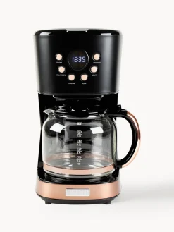 Clearance Haden Machine à café Drip Noir, rose avec finition en métal