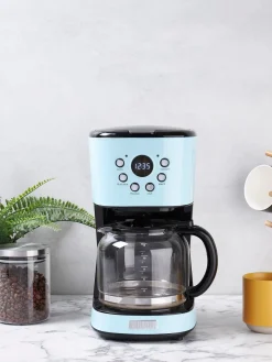 Discount Haden Machine à café Drip Turquoise, argenté