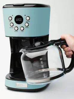 Discount Haden Machine à café Drip Turquoise, argenté