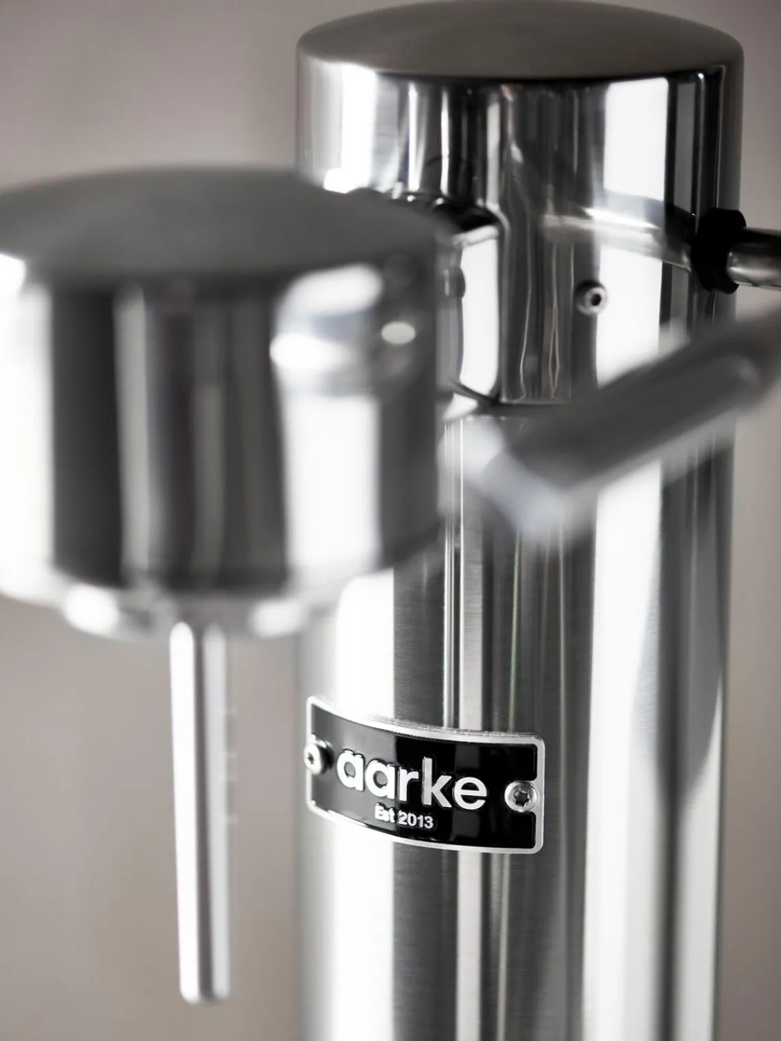 New Aarke Machine à soda Carbonator 3 Couleur argentée, haute brillance