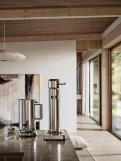 New Aarke Machine à soda Carbonator 3 Couleur argentée, haute brillance