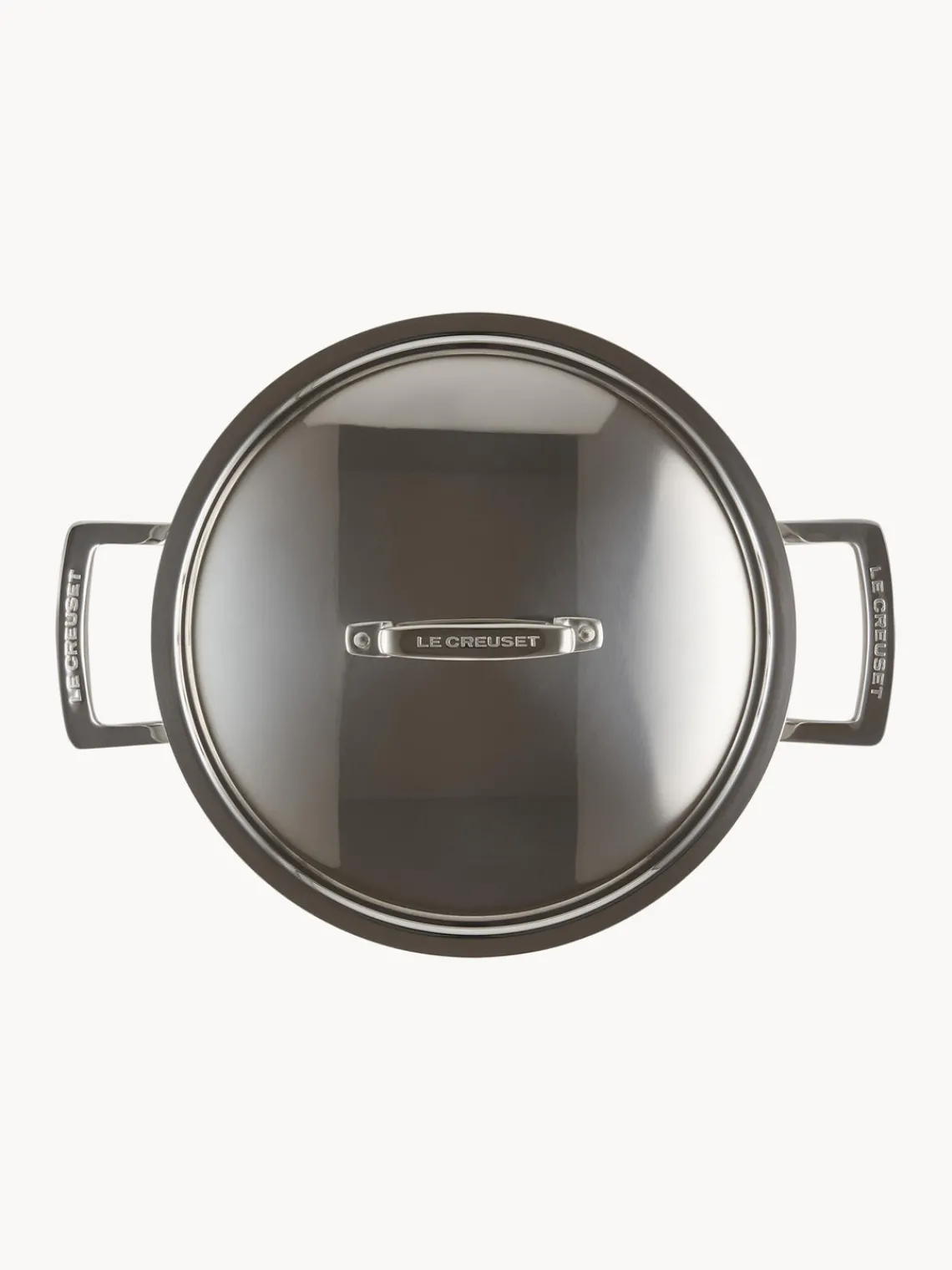 Online LE CREUSET Marmite en acier inoxydable 3 plis avec couvercle Move