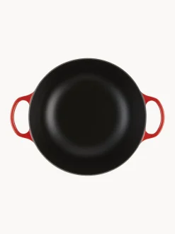 Outlet LE CREUSET Marmite en fonte émaillée Signature Collection Tons rouges, argenté
