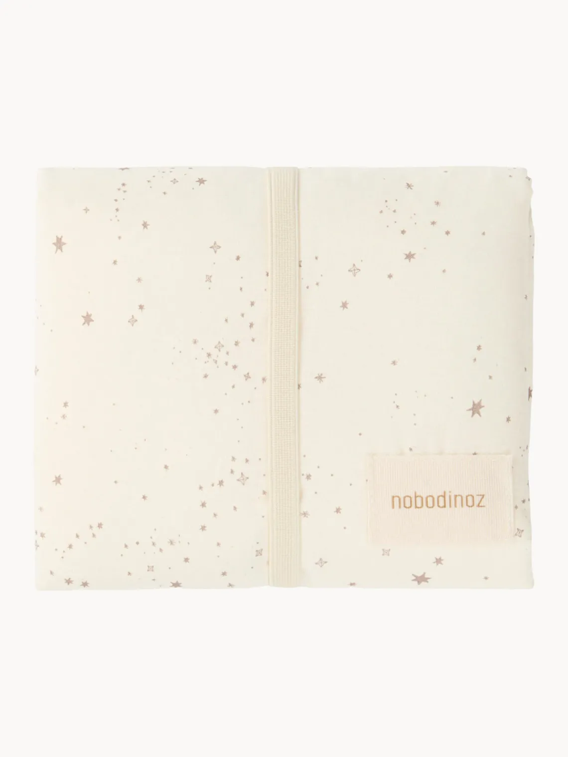 Outlet Nobodinoz Matelas à langer en coton bio Stories Blanc cassé, beige