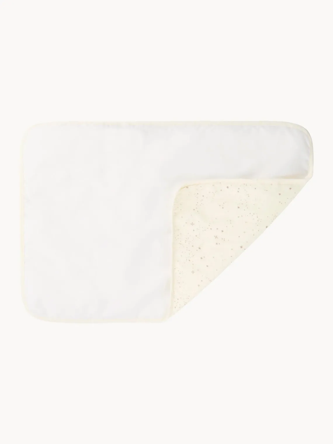 Outlet Nobodinoz Matelas à langer en coton bio Stories Blanc cassé, beige