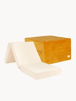 Sale Nobodinoz Matelas en velours Sleepover Jaune moutarde