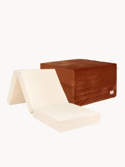 Outlet Nobodinoz Matelas en velours Sleepover Terracotta