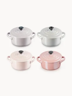 Sale LE CREUSET Mini-cocottes Cocotte Mini, 4 élém. Tons roses et gris, noir