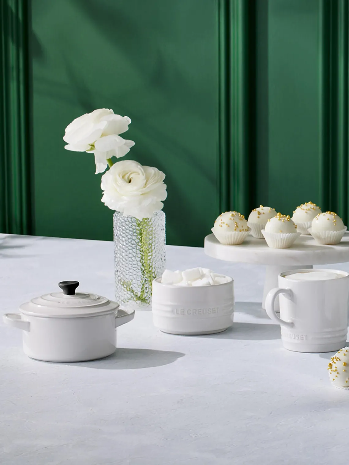 Sale LE CREUSET Mini-cocottes Cocotte Mini, 4 élém. Tons roses et gris, noir