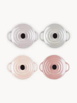 Sale LE CREUSET Mini-cocottes Cocotte Mini, 4 élém. Tons roses et gris, noir