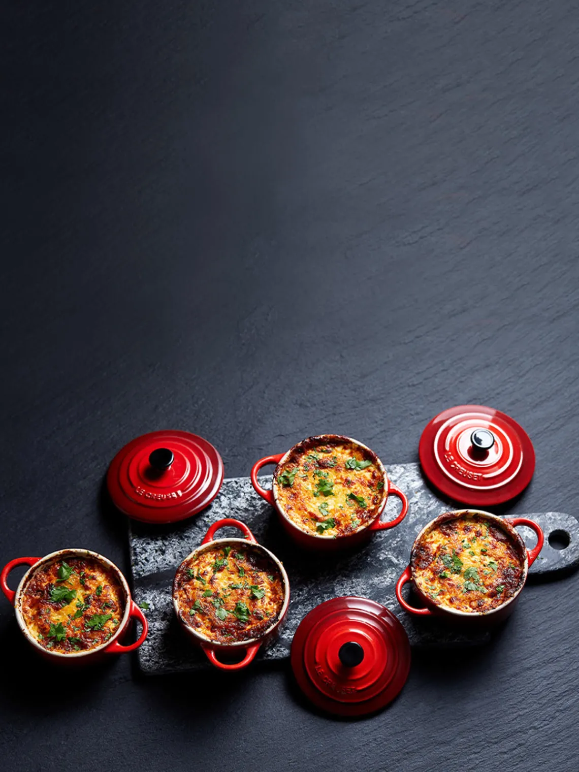 Sale LE CREUSET Mini-cocottes Cocotte Mini, 4 pièces Tons rouges
