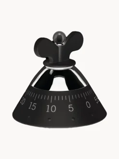 New ALESSI Minuteur de cuisine Happy Noir, argenté