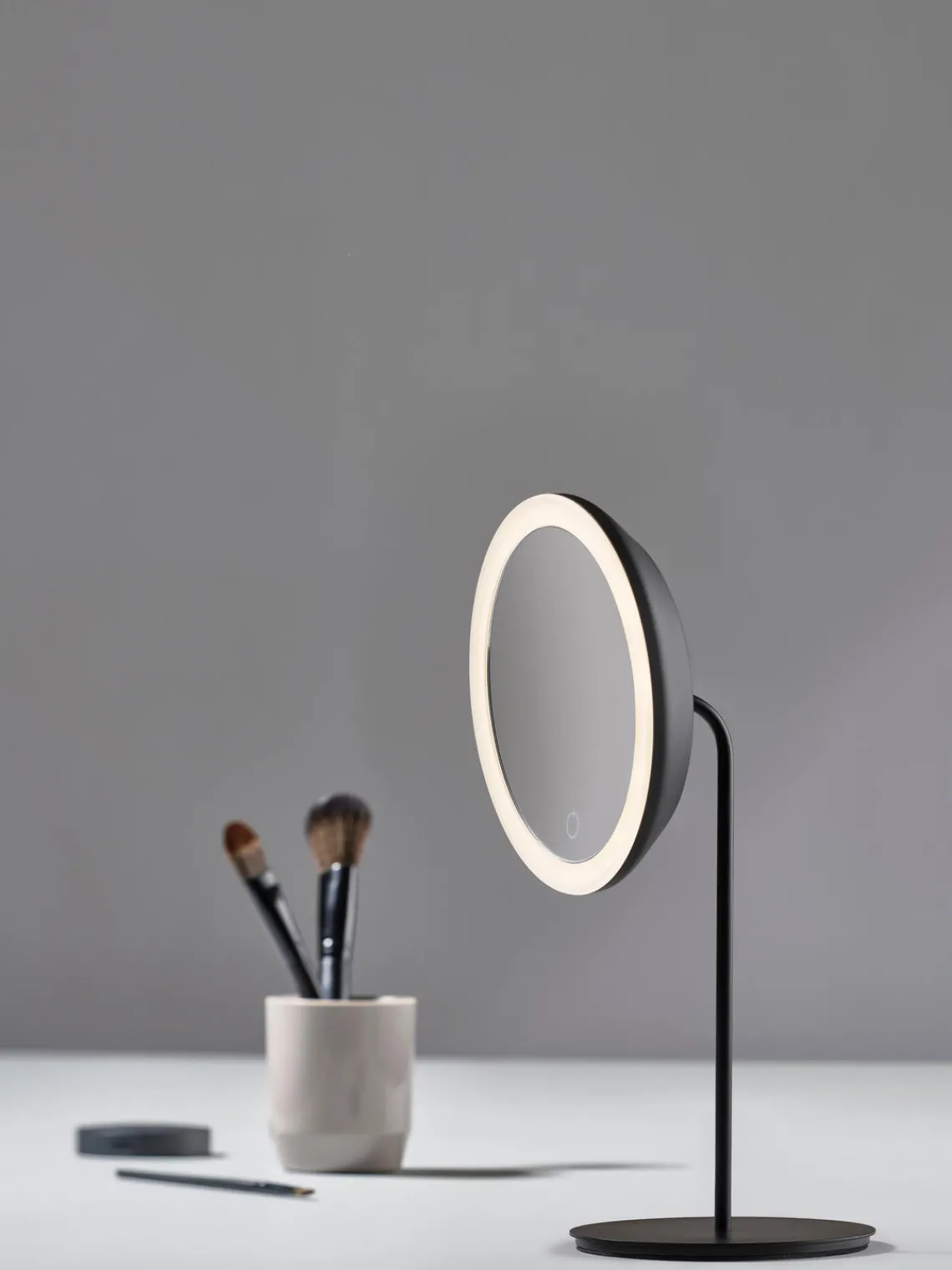 Fashion Zone Denmark Miroir grossissant de salle de bain avec éclairage à piles Maguna