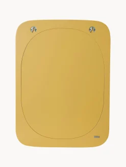 Sale HKLIVING Miroir mural artisanal Curve Jaune moutarde