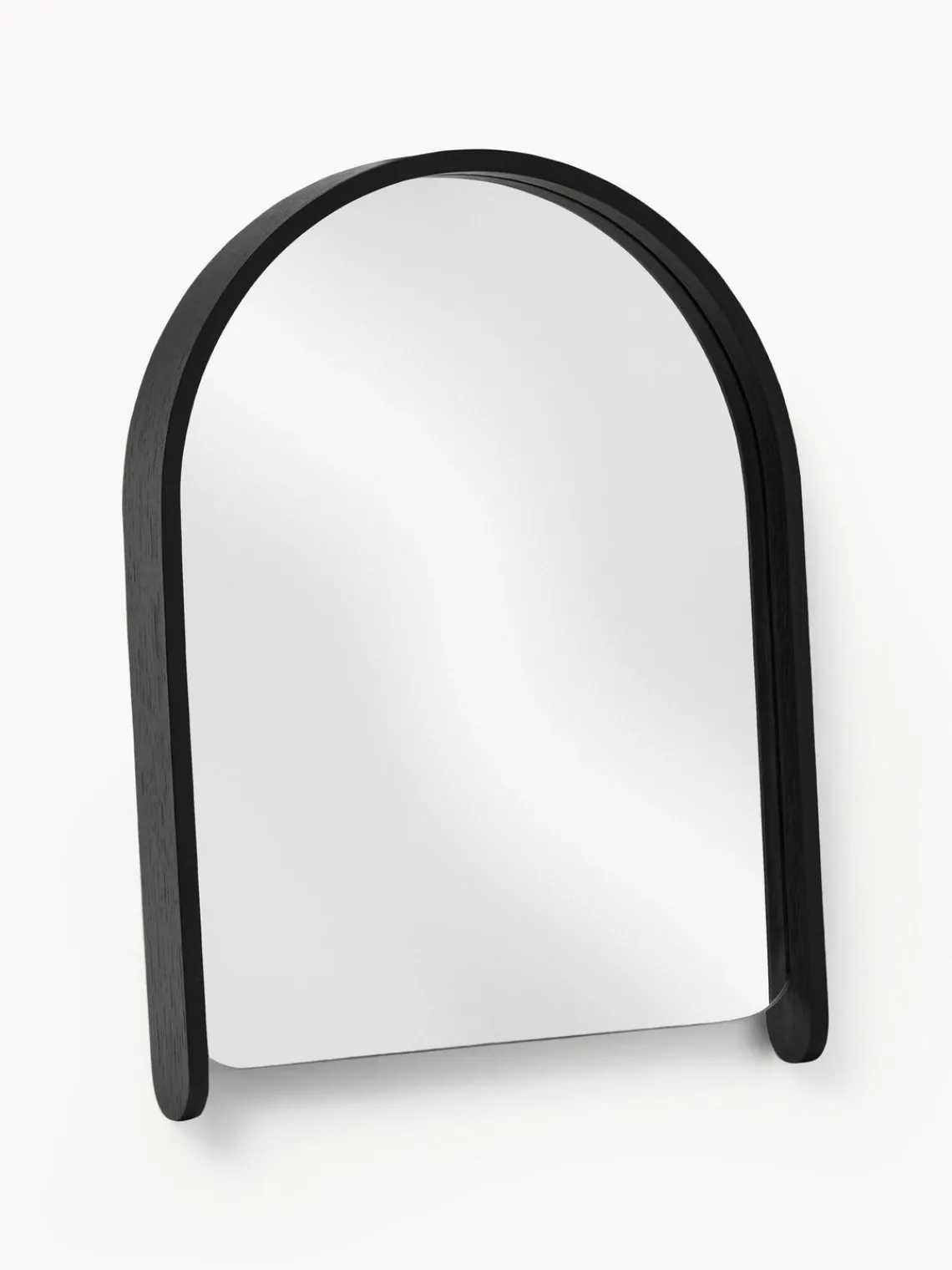 Fashion Cooee Design Miroir mural en bois de chêne Woody Noir